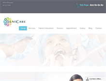 Tablet Screenshot of dentcare.ae